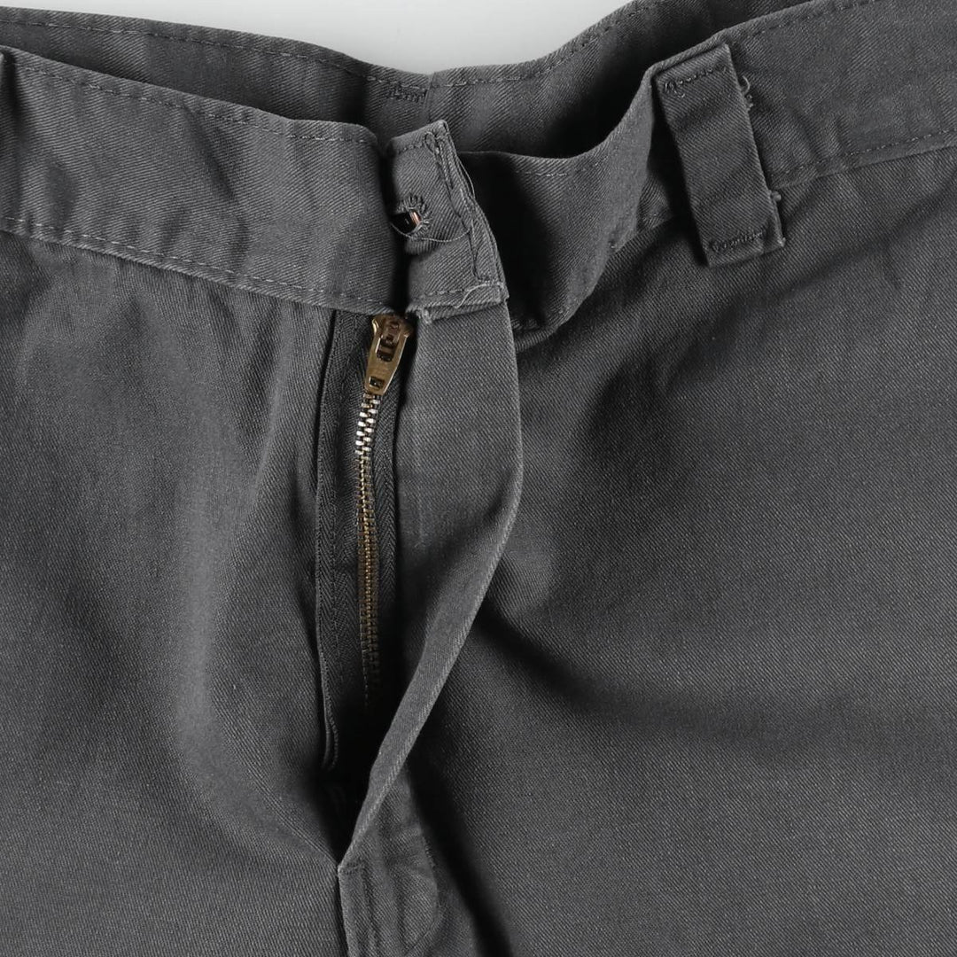 Dickies Work Shorts, Half Pants, Men's, W37 equivalent polyester gray type Vintage Second Hand