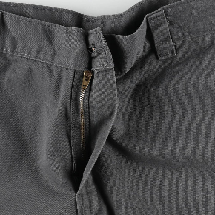 Dickies Work Shorts, Half Pants, Men's, W37 equivalent polyester gray type Vintage Second Hand