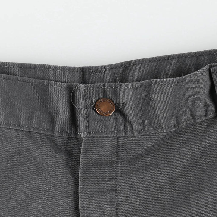 Dickies Work Shorts, Half Pants, Men's, W37 equivalent polyester gray type Vintage Second Hand