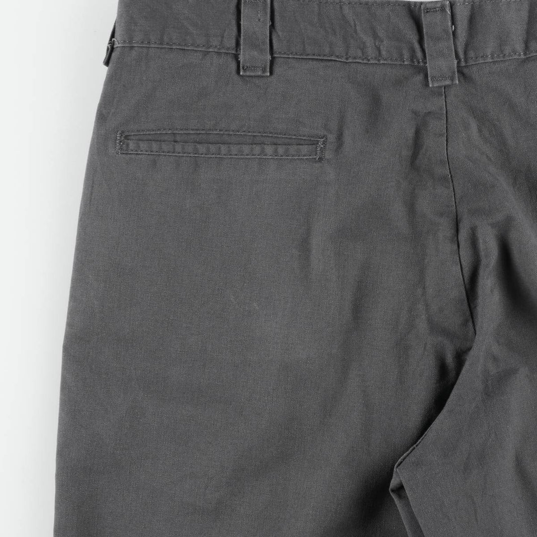 Dickies Work Shorts, Half Pants, Men's, W37 equivalent polyester gray type Vintage Second Hand