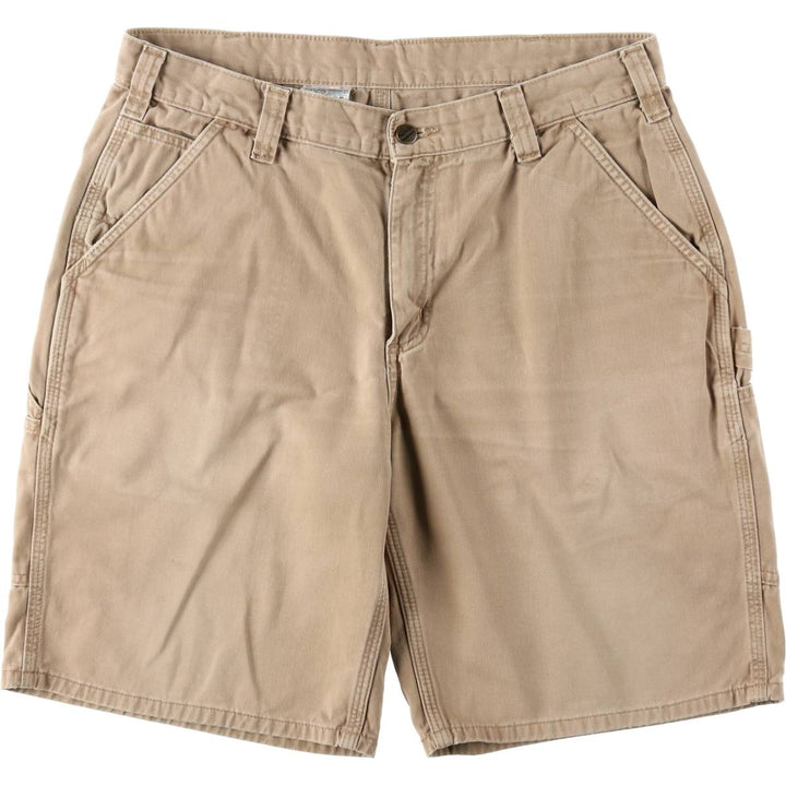 Carhartt Relaxed Fit Painter Shorts, Men's W34 (approx.) cotton beige type brown Vintage Second Hand