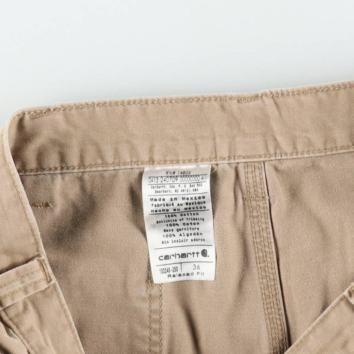 Carhartt Relaxed Fit Painter Shorts, Men's W34 (approx.) cotton beige type brown Vintage Second Hand