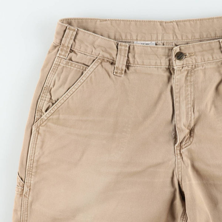 Carhartt Relaxed Fit Painter Shorts, Men's W34 (approx.) cotton beige type brown Vintage Second Hand