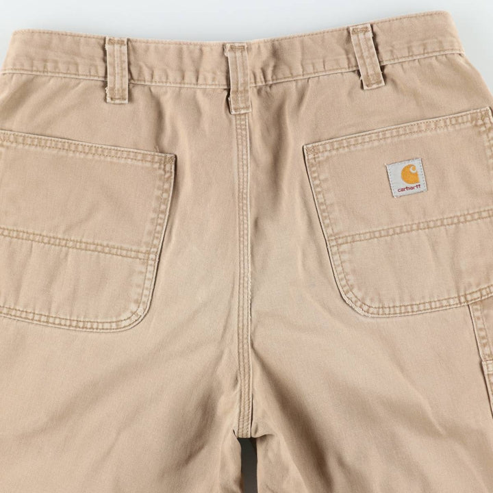 Carhartt Relaxed Fit Painter Shorts, Men's W34 (approx.) cotton beige type brown Vintage Second Hand