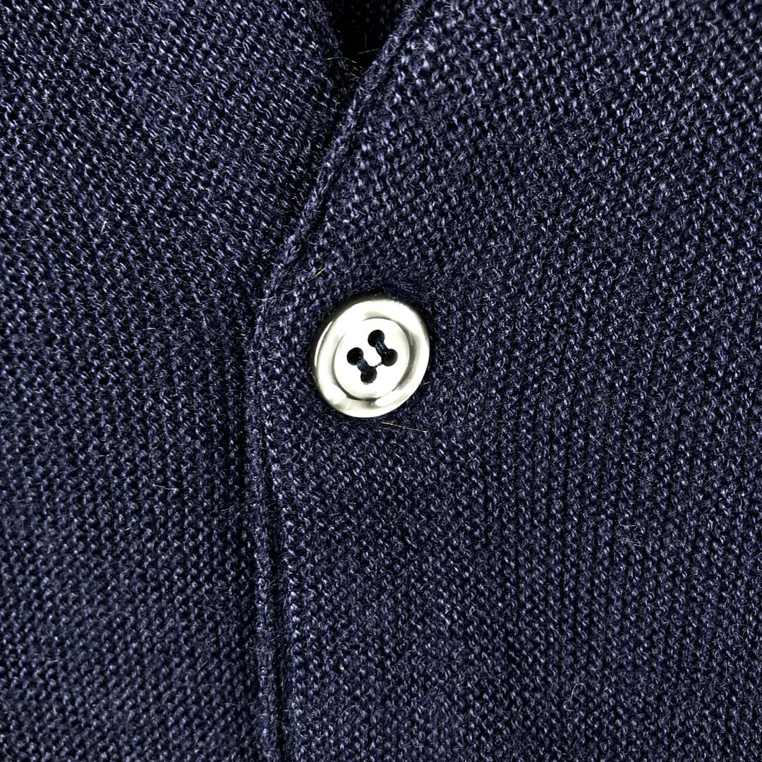 ~90'S Arnold Palmer Arnie Acrylic Knit Cardigan, Made in USA, Men's Size L (approx.), Vintage Oron Acrylic navy blue type Vintage Second Hand