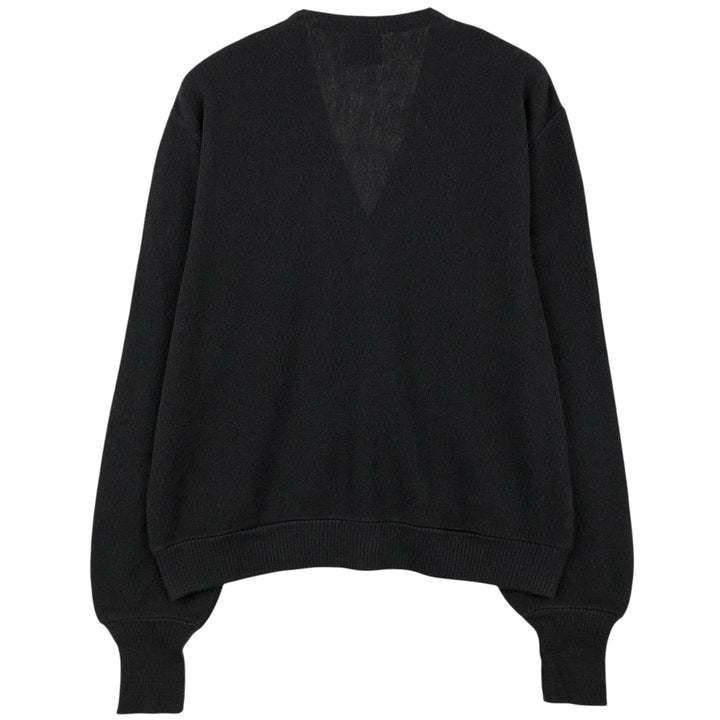 1970'S Arnold Palmer Acrylic Knit Cardigan, Men's Size XL (Equivalent), Vintage unclear black type Vintage Second Hand