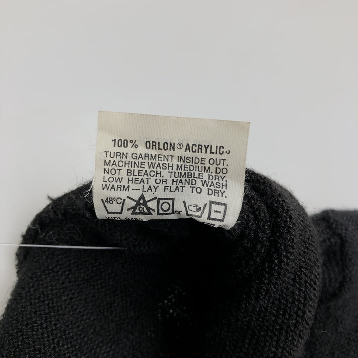 1970'S Arnold Palmer Acrylic Knit Cardigan, Men's Size XL (Equivalent), Vintage unclear black type Vintage Second Hand