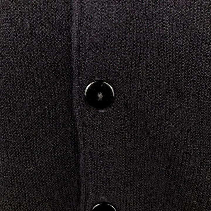 1970'S Arnold Palmer Acrylic Knit Cardigan, Men's Size XL (Equivalent), Vintage unclear black type Vintage Second Hand