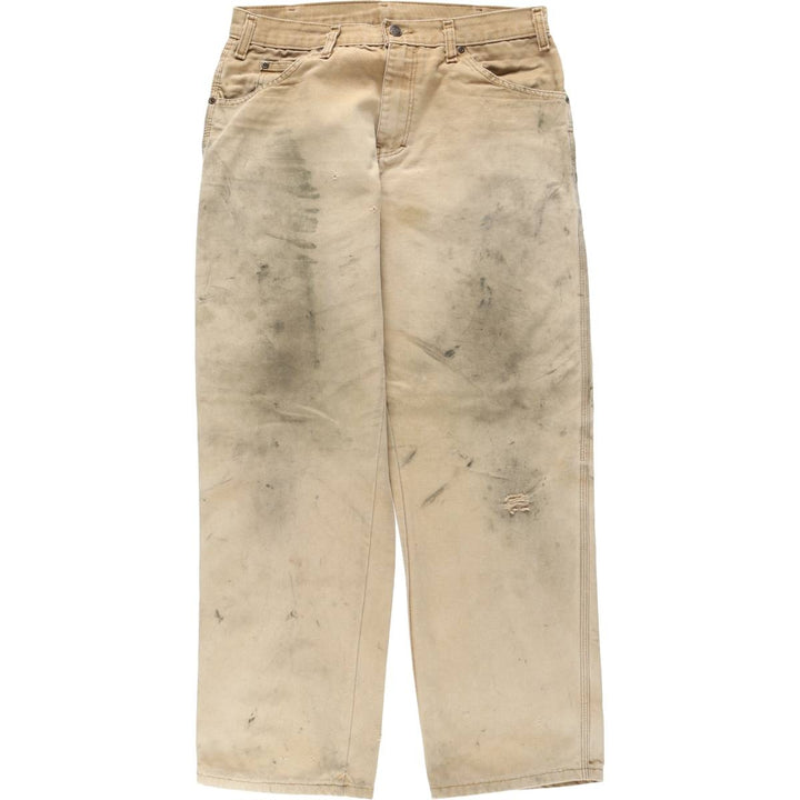 Dickies Duck Painter Pants Men's W32 equivalent cotton Beige type Vintage Second Hand