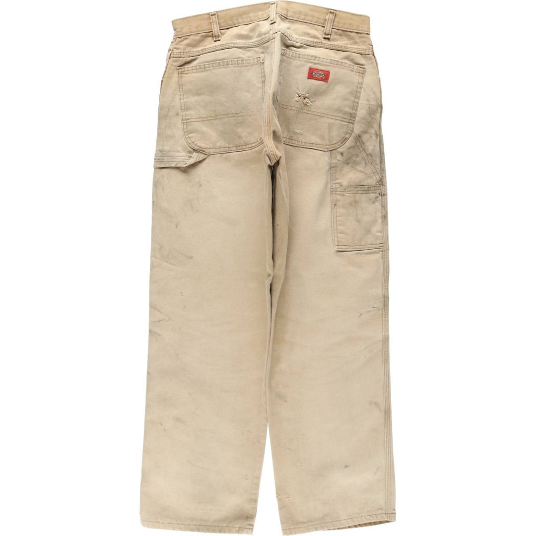 Dickies Duck Painter Pants Men's W32 equivalent cotton Beige type Vintage Second Hand