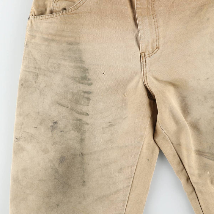 Dickies Duck Painter Pants Men's W32 equivalent cotton Beige type Vintage Second Hand