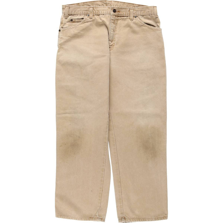 Dickies Duck Painter Pants Men's W34 equivalent cotton Beige type Vintage Second Hand