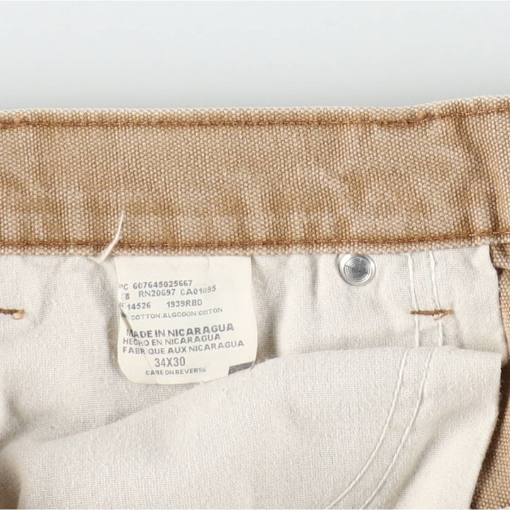 Dickies Duck Painter Pants Men's W34 equivalent cotton Beige type Vintage Second Hand