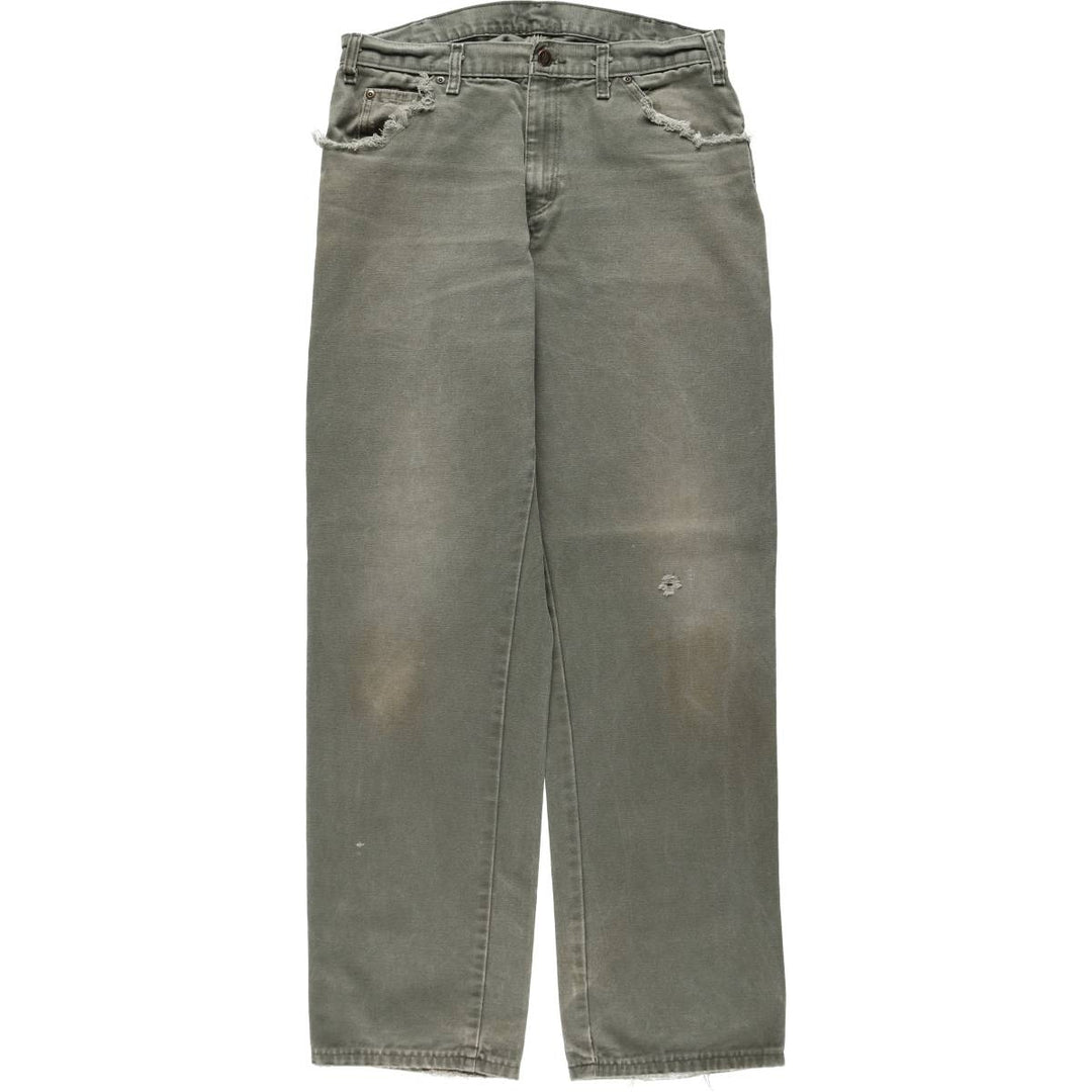 Dickies Duck Painter Pants Men's W32 equivalent unclear Khaki type Vintage Second Hand
