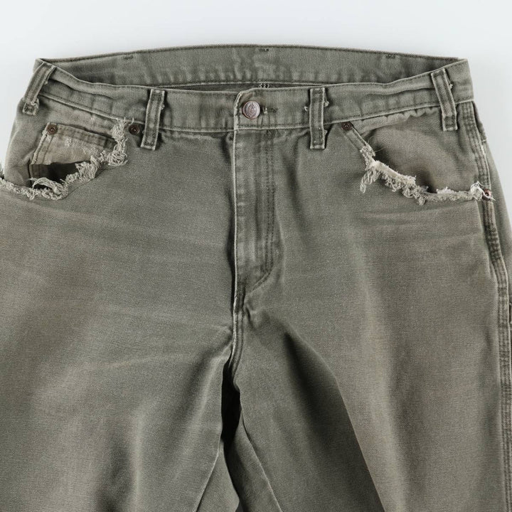 Dickies Duck Painter Pants Men's W32 equivalent unclear Khaki type Vintage Second Hand