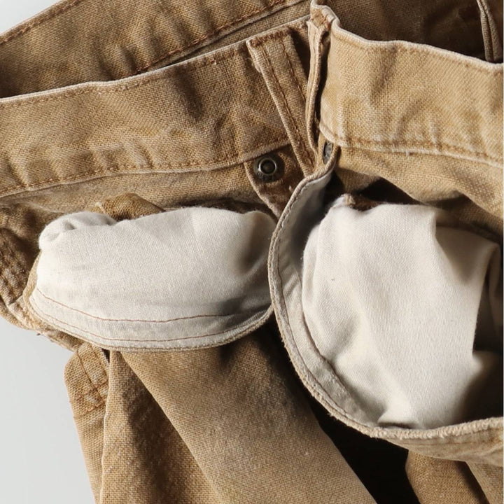 Dickies Duck Painter Pants Men's W35 equivalent cotton beige type brown Vintage Second Hand