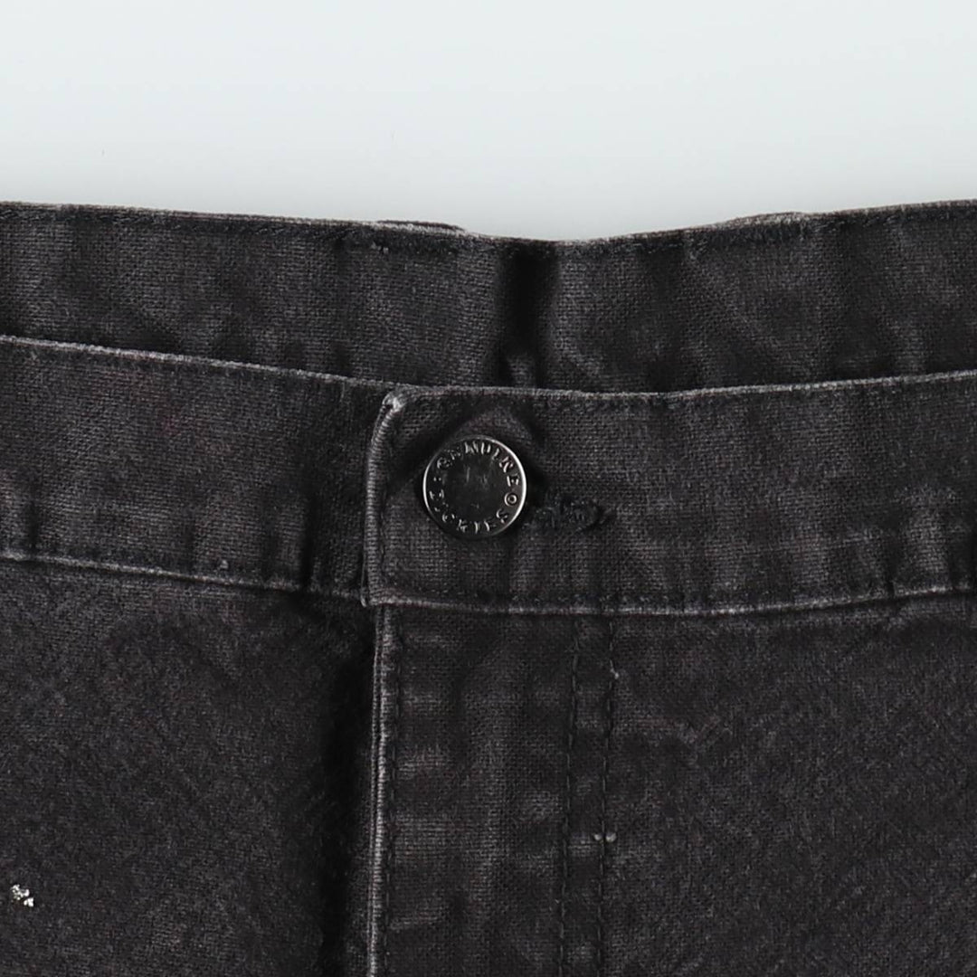 Dickies Duck Painter Pants Men's W38 cotton black type Vintage Second Hand