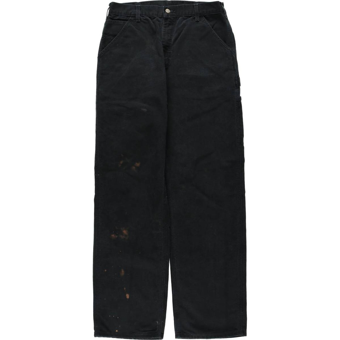 Carhartt Duck Painter Pants, Men's, W32 equivalent cotton black type Vintage Second Hand