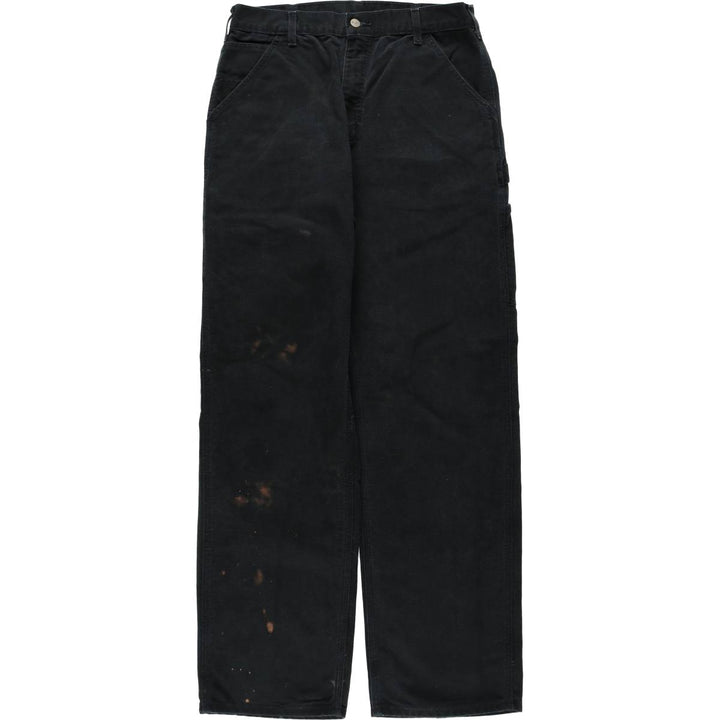 Carhartt Duck Painter Pants, Men's, W32 equivalent cotton black type Vintage Second Hand
