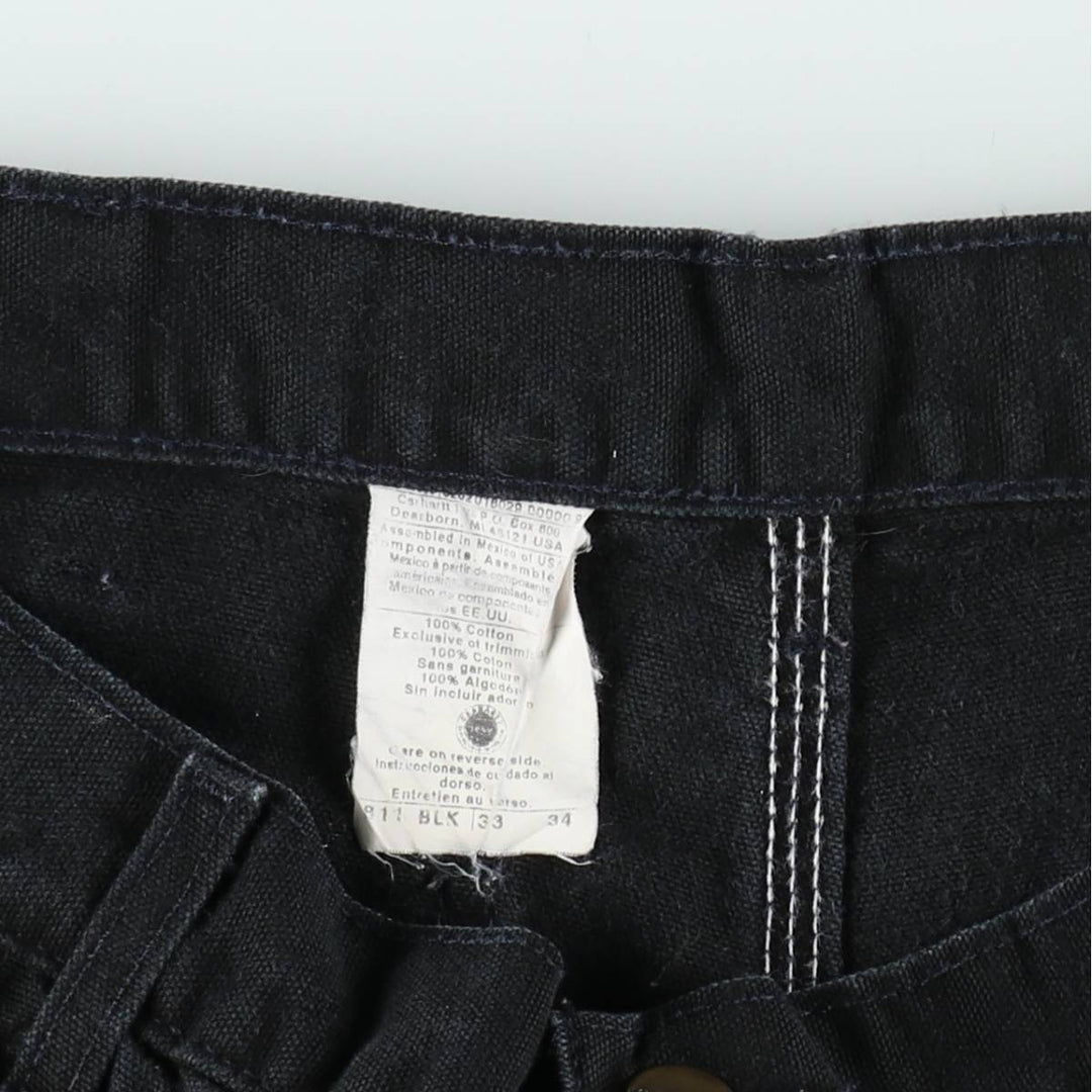 Carhartt Duck Painter Pants, Men's, W32 equivalent cotton black type Vintage Second Hand