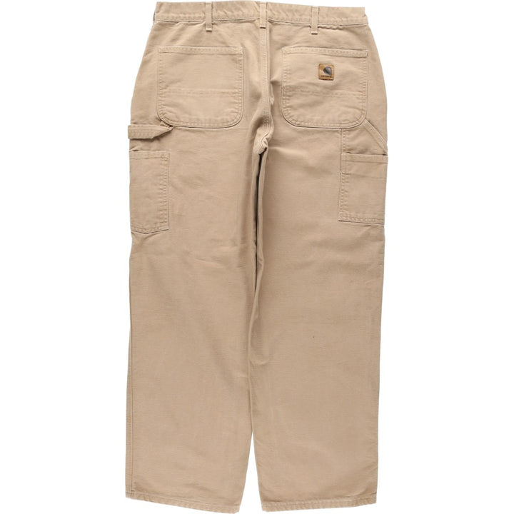 00'S Carhartt Dungaree Fit Duck Painter Pants Men's W36 cotton Beige type Vintage Second Hand