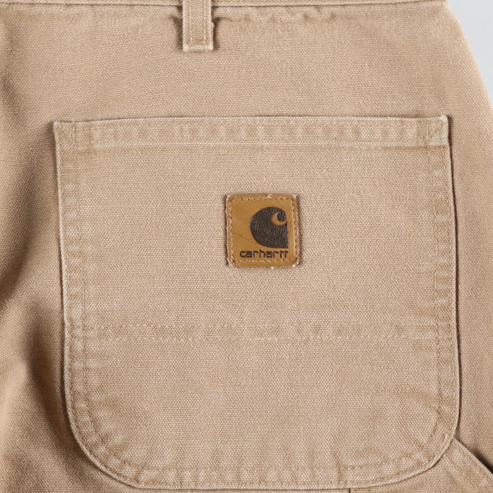 00'S Carhartt Dungaree Fit Duck Painter Pants Men's W36 cotton Beige type Vintage Second Hand