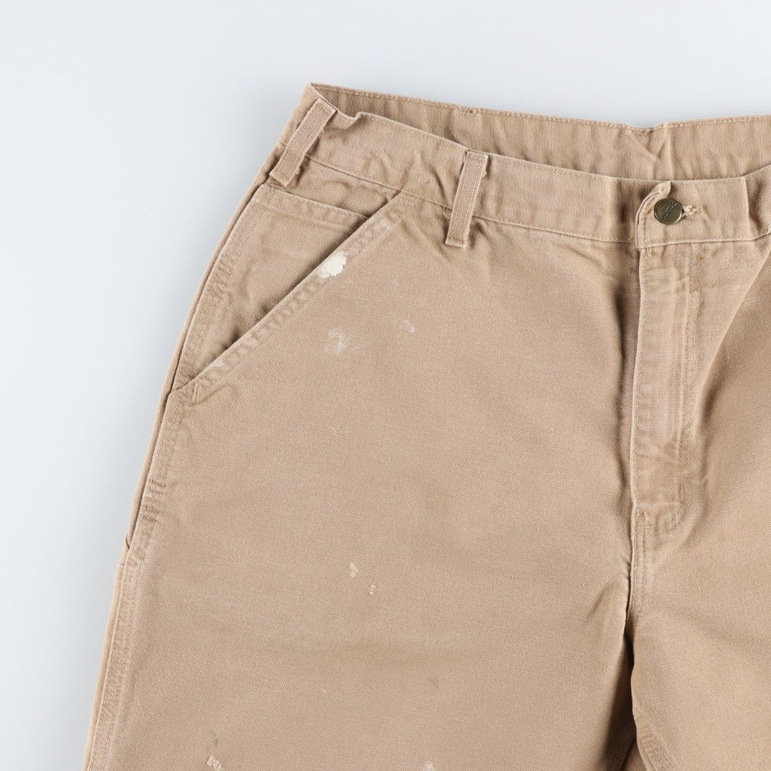 00'S Carhartt Dungaree Fit Duck Painter Pants Men's W36 cotton Beige type Vintage Second Hand