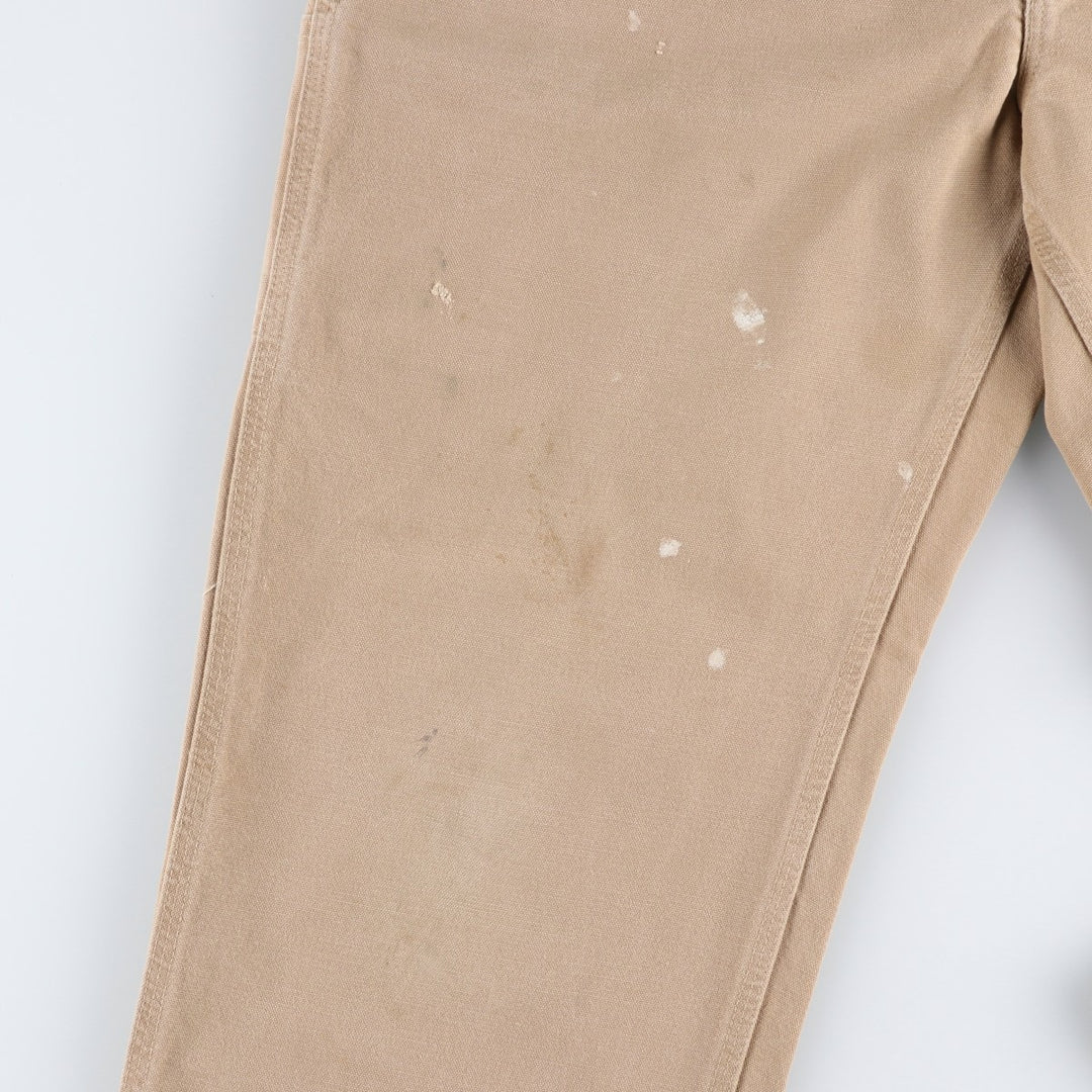 00'S Carhartt Dungaree Fit Duck Painter Pants Men's W36 cotton Beige type Vintage Second Hand