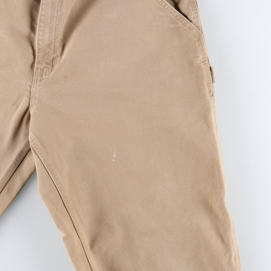 00'S Carhartt Dungaree Fit Duck Painter Pants Men's W36 cotton Beige type Vintage Second Hand