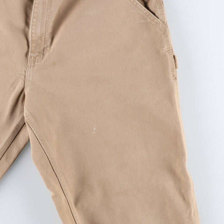 00'S Carhartt Dungaree Fit Duck Painter Pants Men's W36 cotton Beige type Vintage Second Hand
