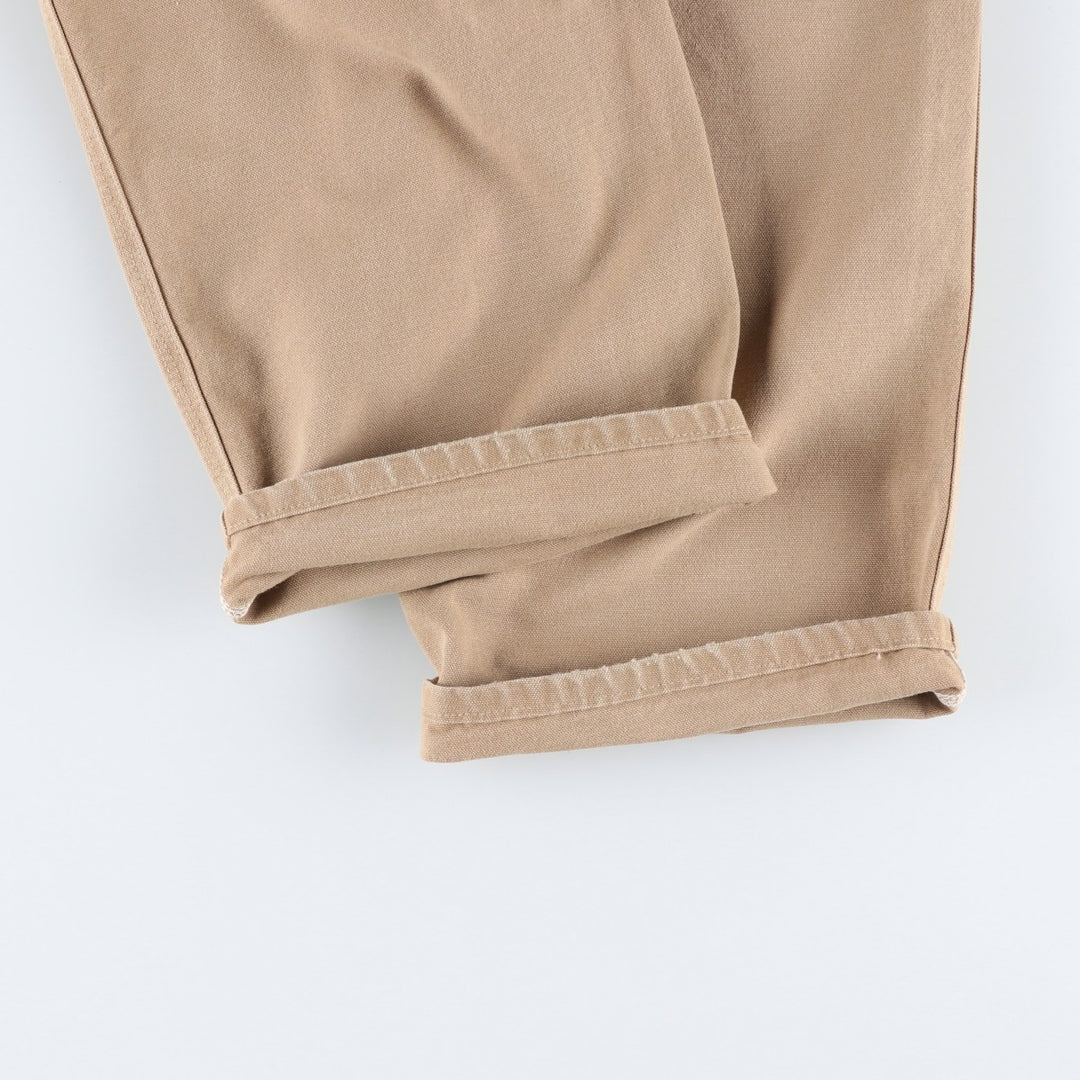 00'S Carhartt Dungaree Fit Duck Painter Pants Men's W36 cotton Beige type Vintage Second Hand