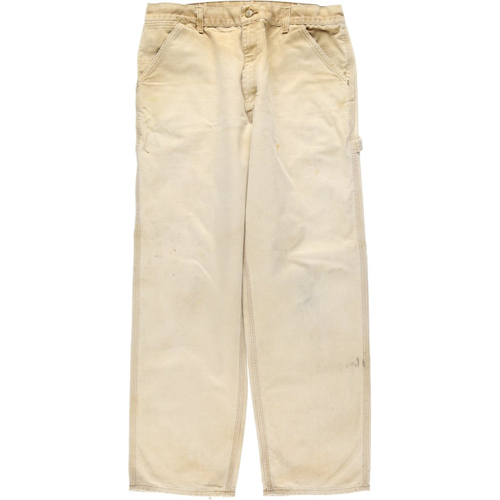 Carhartt Duck Painter Pants, Men's, W36 equivalent cotton Beige type Vintage Second Hand
