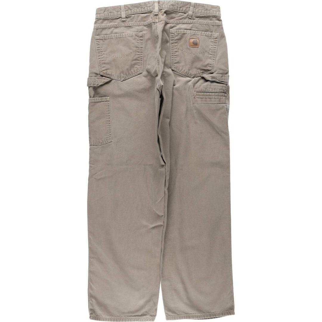 Carhartt Loose Fit Duck Painter Pants, Men's, W36 equivalent cotton Beige type Vintage Second Hand