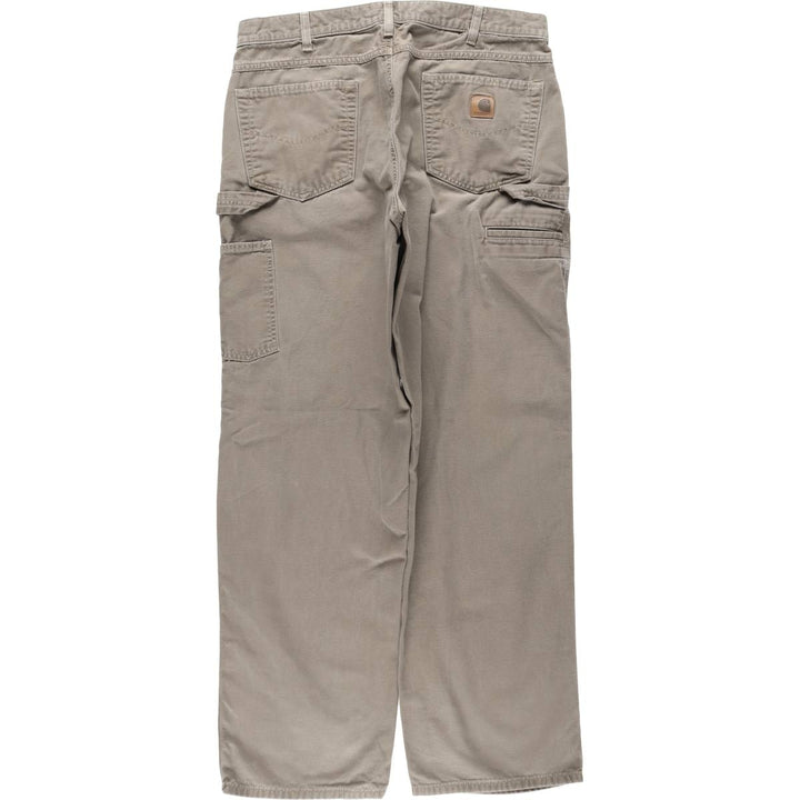 Carhartt Loose Fit Duck Painter Pants, Men's, W36 equivalent cotton Beige type Vintage Second Hand