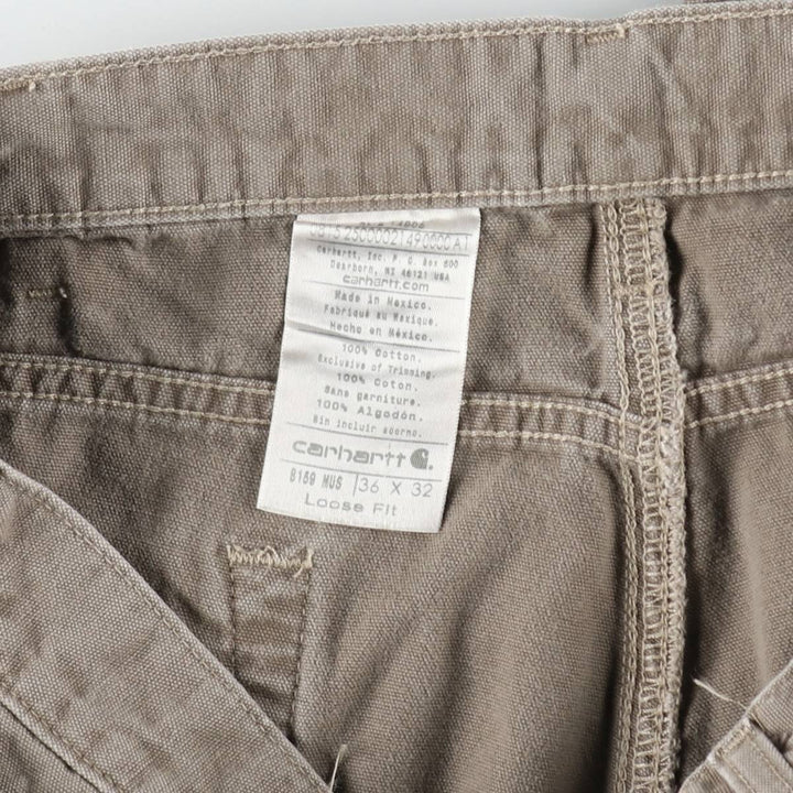 Carhartt Loose Fit Duck Painter Pants, Men's, W36 equivalent cotton Beige type Vintage Second Hand