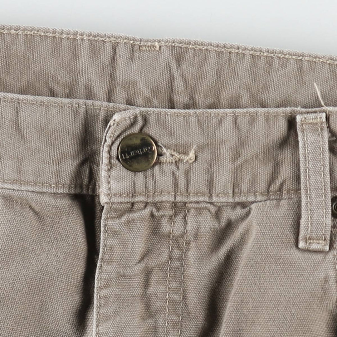 Carhartt Loose Fit Duck Painter Pants, Men's, W36 equivalent cotton Beige type Vintage Second Hand