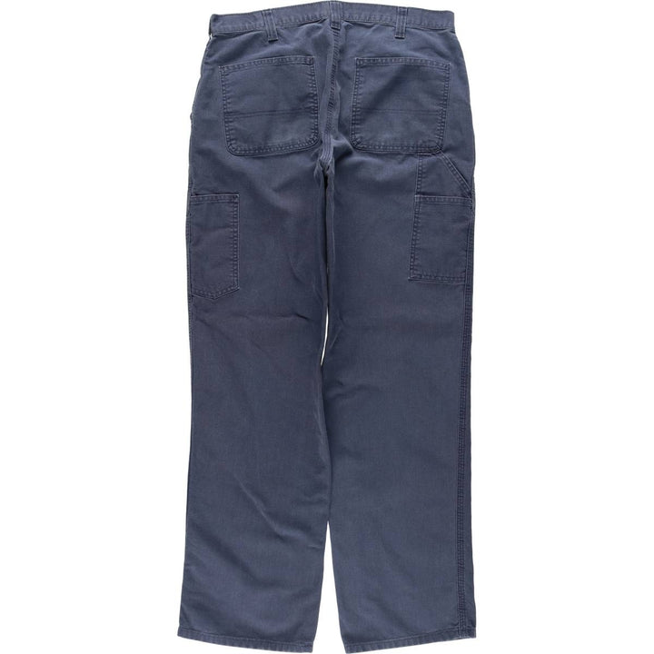 Carhartt Duck Work Pants, Men's, W35 equivalent unclear navy blue type Vintage Second Hand