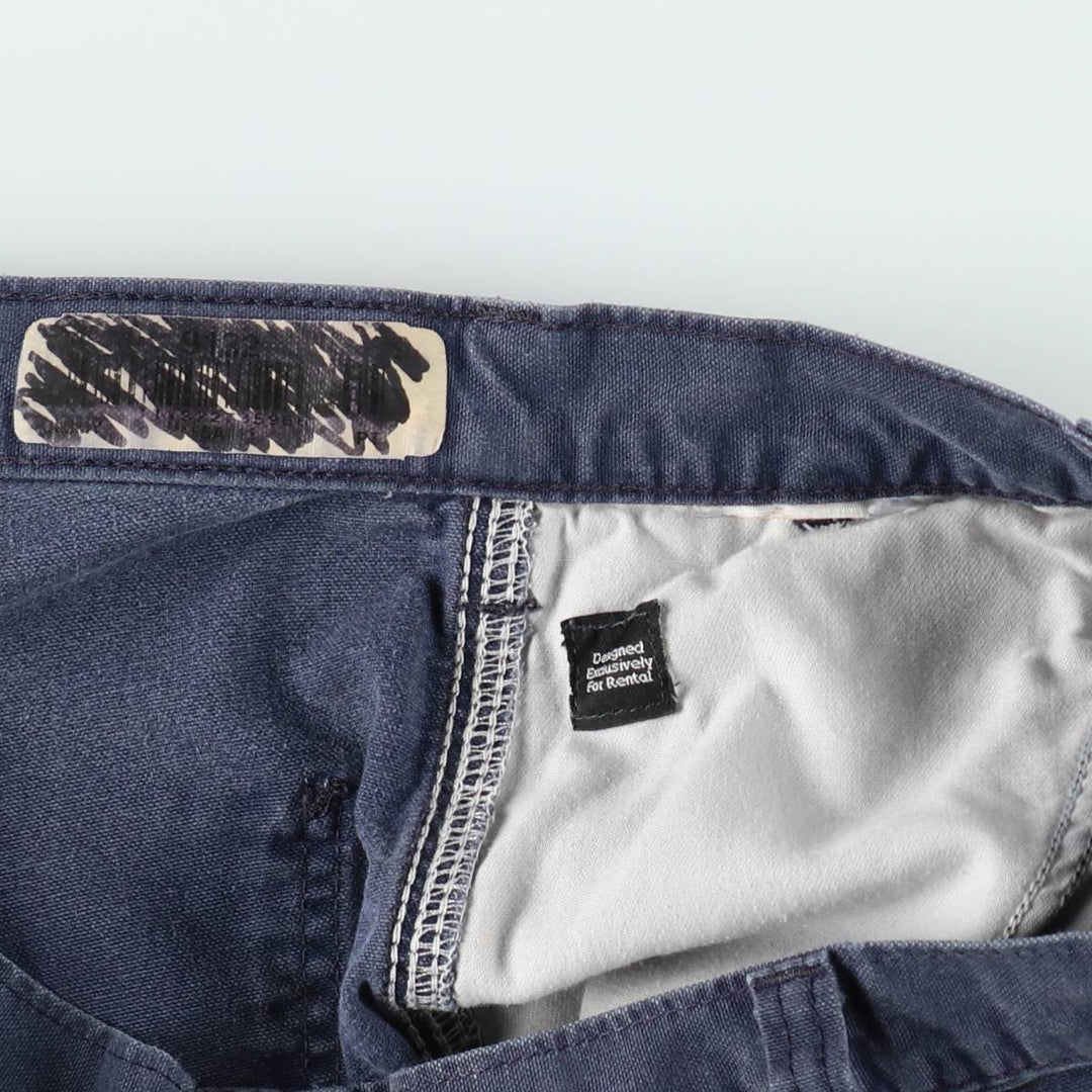 Carhartt Duck Work Pants, Men's, W35 equivalent unclear navy blue type Vintage Second Hand