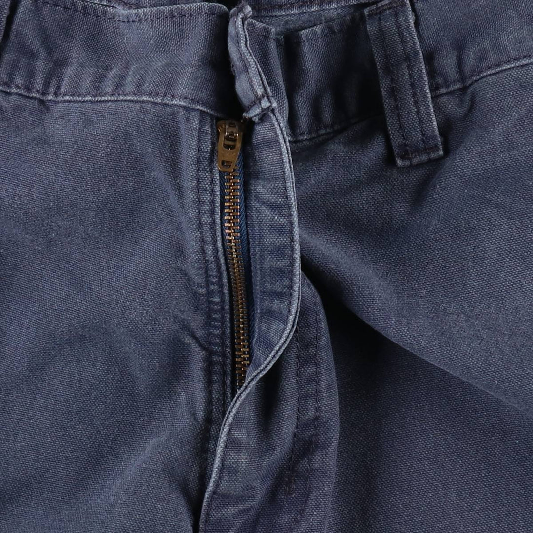 Carhartt Duck Work Pants, Men's, W35 equivalent unclear navy blue type Vintage Second Hand