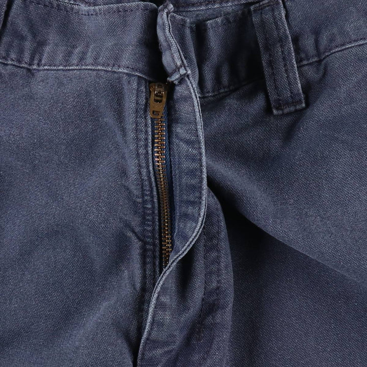 Carhartt Duck Work Pants, Men's, W35 equivalent unclear navy blue type Vintage Second Hand
