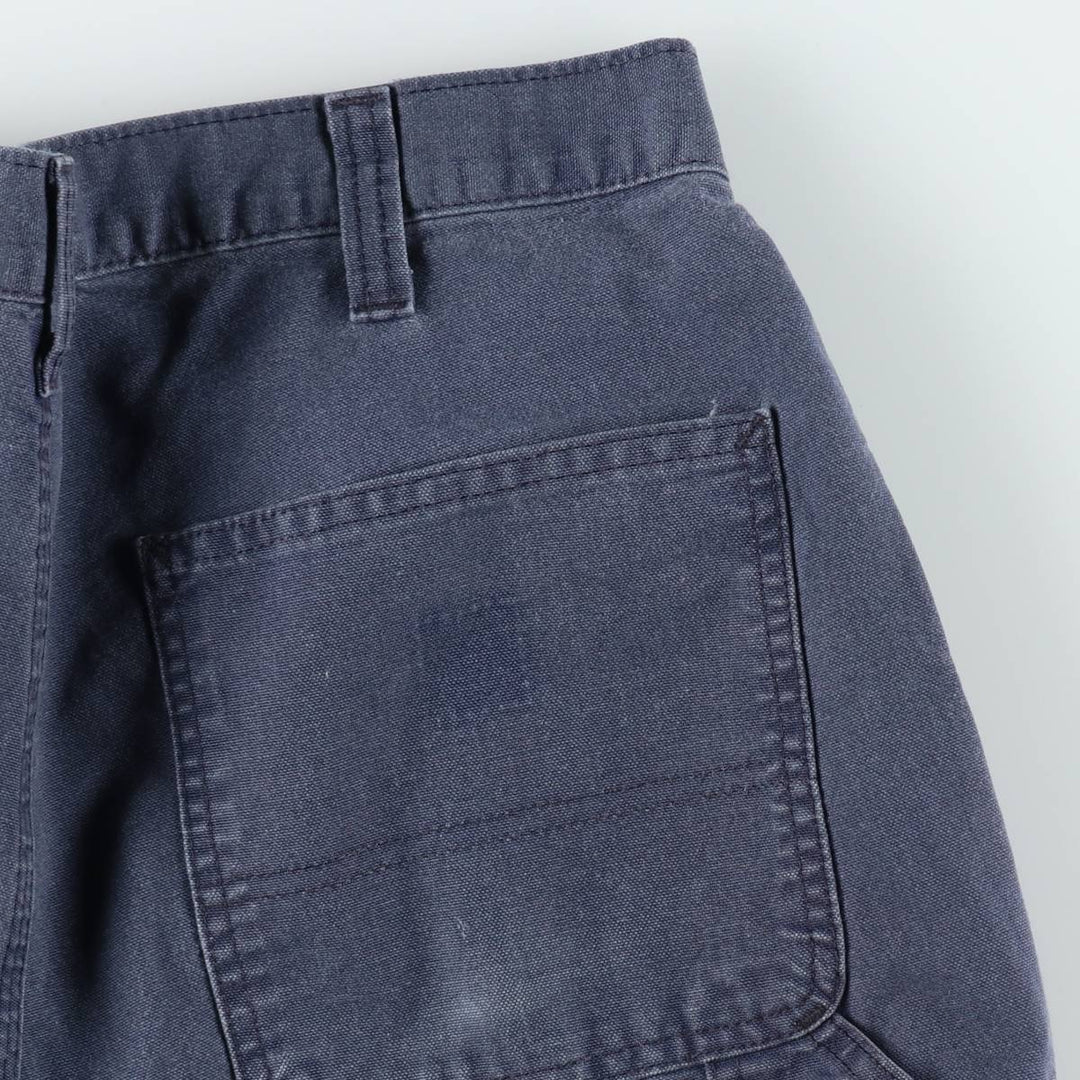 Carhartt Duck Work Pants, Men's, W35 equivalent unclear navy blue type Vintage Second Hand