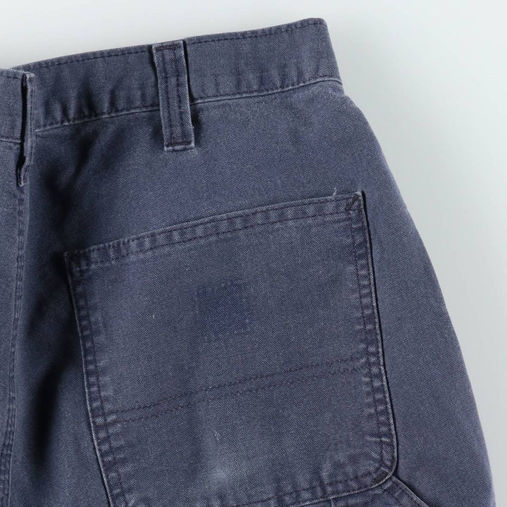 Carhartt Duck Work Pants, Men's, W35 equivalent unclear navy blue type Vintage Second Hand