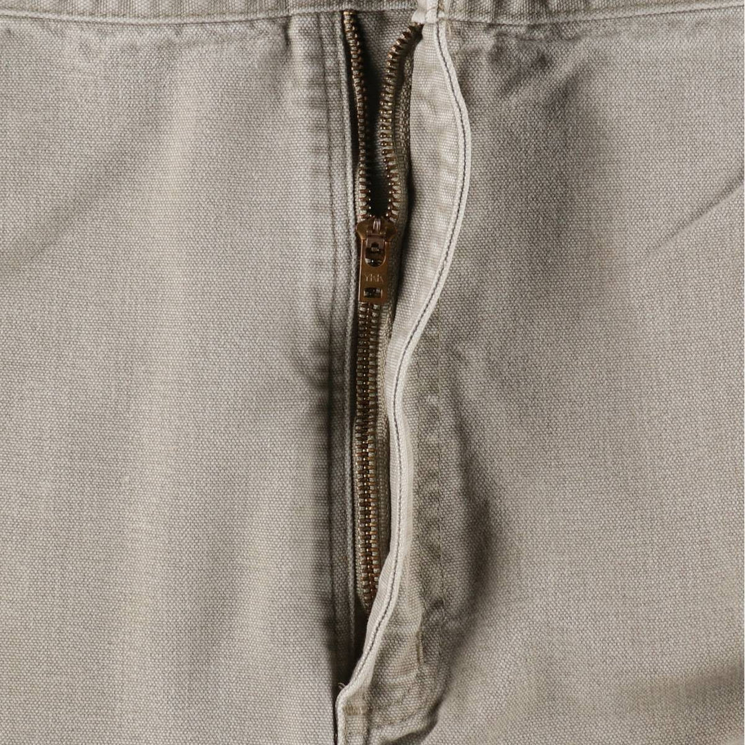 Big Size Carhartt Dungaree Fit Duck Painter Pants, Men's W41 equivalent. cotton Beige type Vintage Second Hand