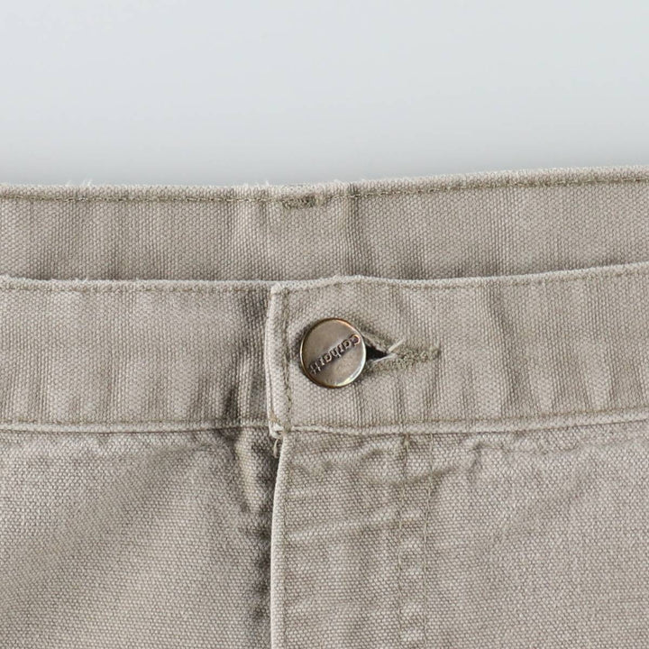 Big Size Carhartt Dungaree Fit Duck Painter Pants, Men's W41 equivalent. cotton Beige type Vintage Second Hand