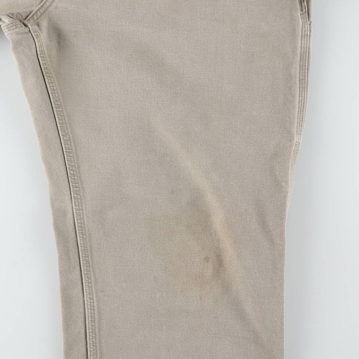 Big Size Carhartt Dungaree Fit Duck Painter Pants, Men's W41 equivalent. cotton Beige type Vintage Second Hand