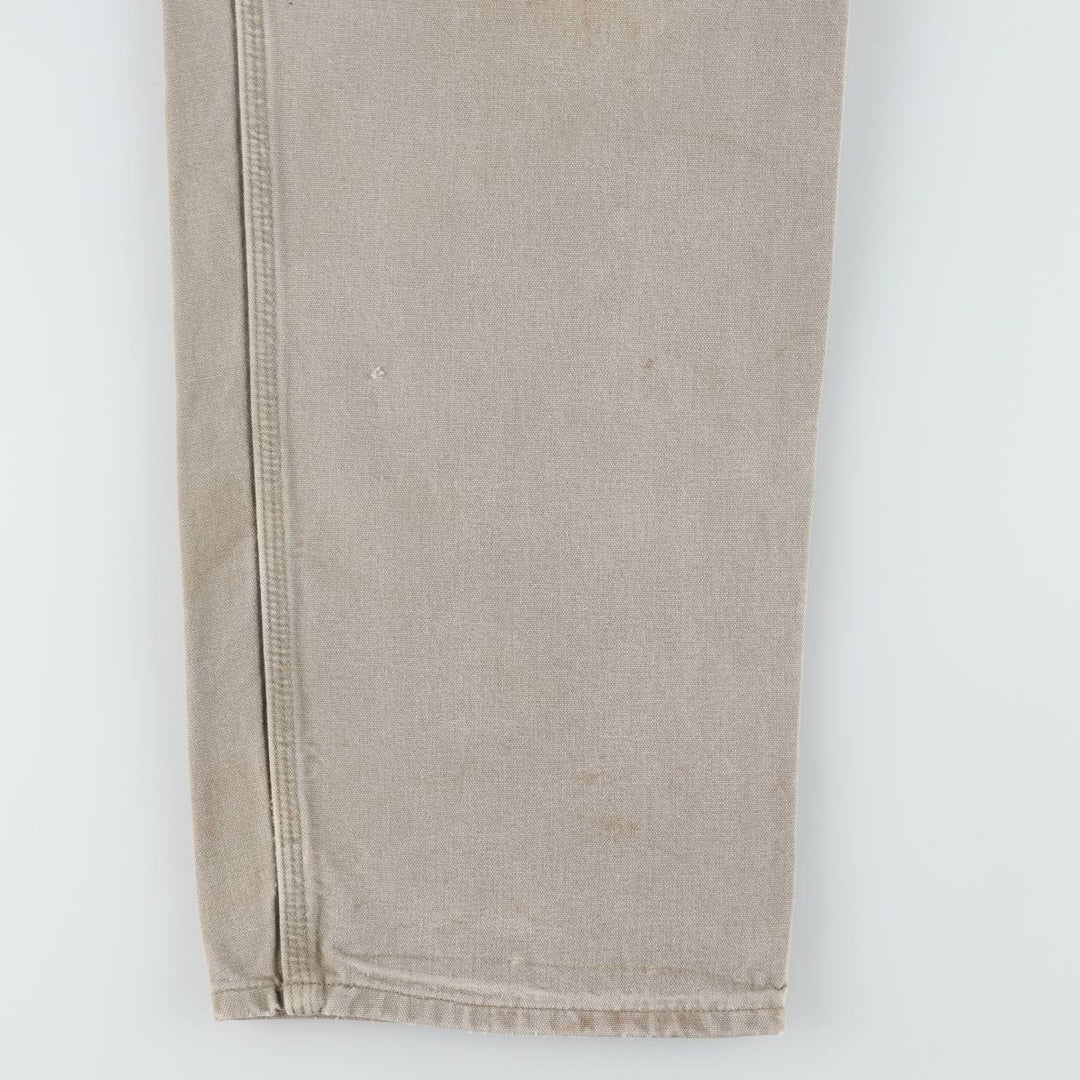 Big Size Carhartt Dungaree Fit Duck Painter Pants, Men's W41 equivalent. cotton Beige type Vintage Second Hand