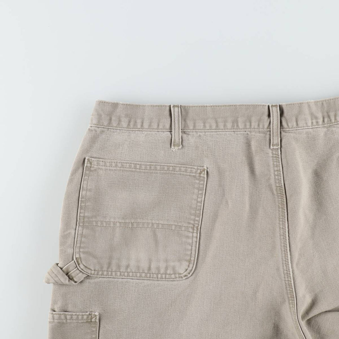 Big Size Carhartt Dungaree Fit Duck Painter Pants, Men's W41 equivalent. cotton Beige type Vintage Second Hand