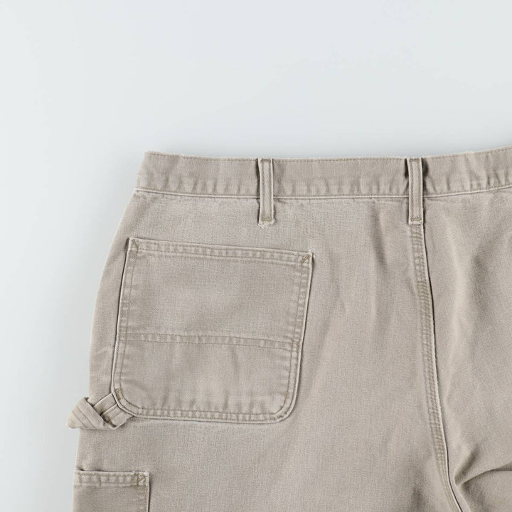Big Size Carhartt Dungaree Fit Duck Painter Pants, Men's W41 equivalent. cotton Beige type Vintage Second Hand