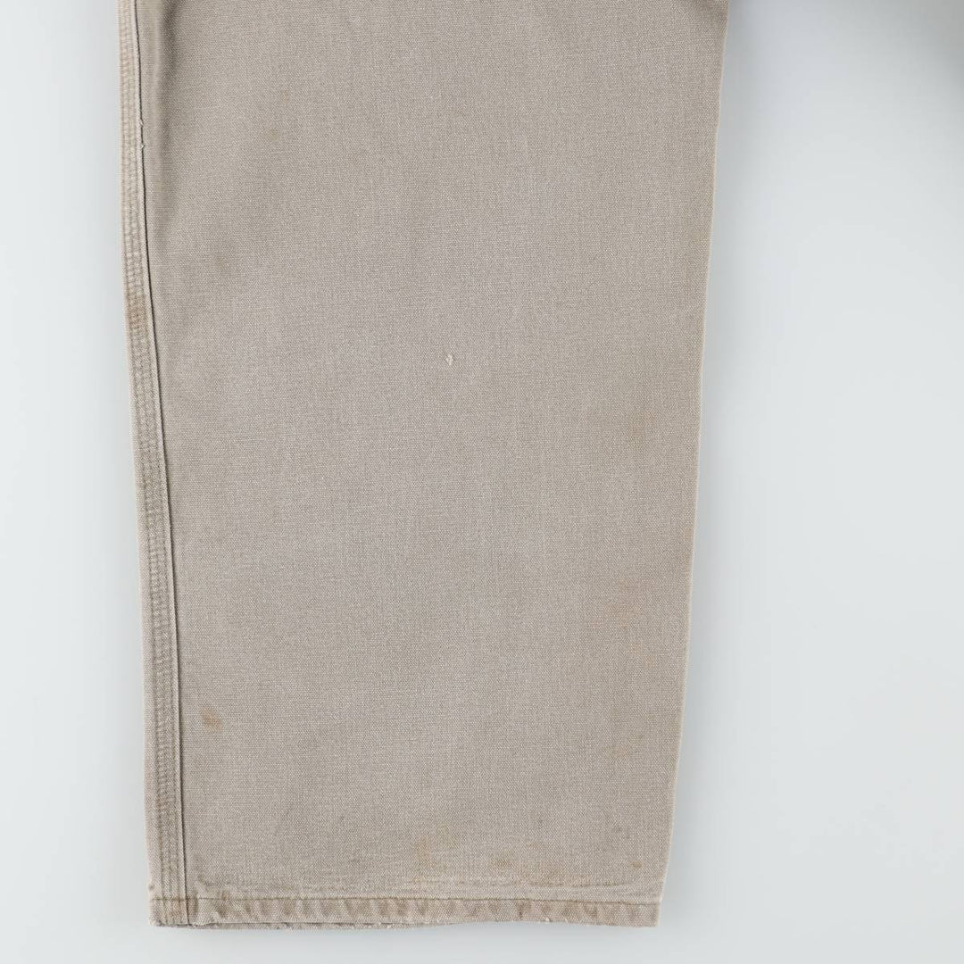 Big Size Carhartt Dungaree Fit Duck Painter Pants, Men's W41 equivalent. cotton Beige type Vintage Second Hand