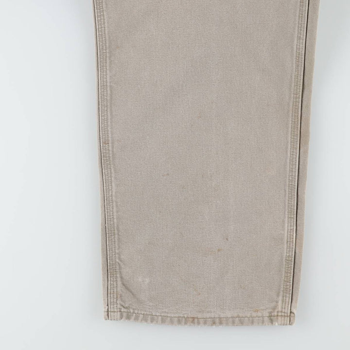 Big Size Carhartt Dungaree Fit Duck Painter Pants, Men's W41 equivalent. cotton Beige type Vintage Second Hand